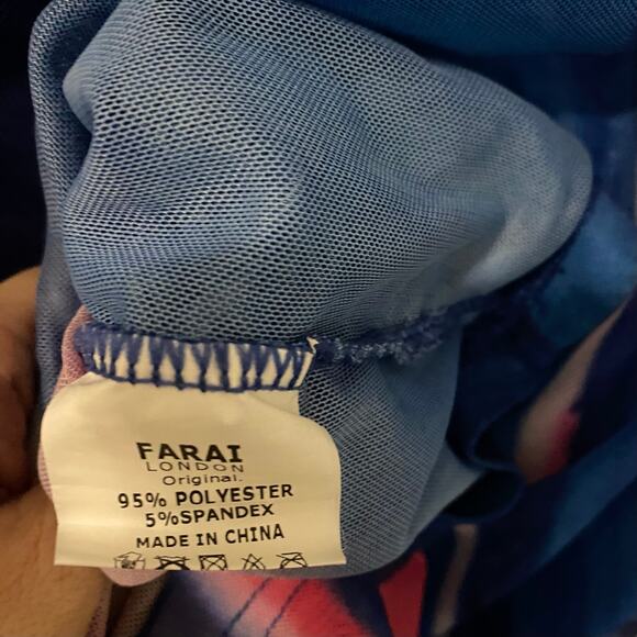 Farai London Hera Midi Dress Large Strapless Mesh Bodycon Stretch Revolve - Picture 10 of 15